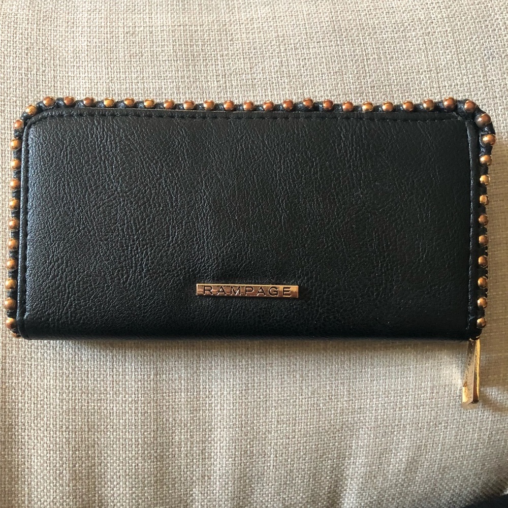 Rampage Black & Gold Wallet